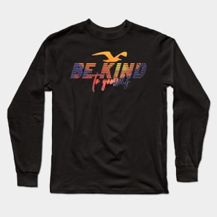 Be Kind Casual Inspirational Graphic Long Sleeve T-Shirt